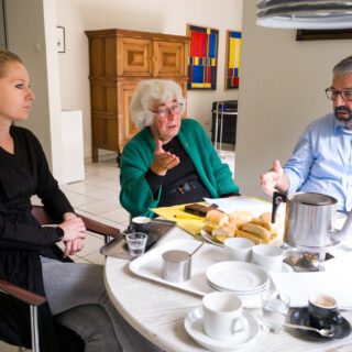 Daniëlle Leder, Hanneke Gelderblom-Lankhout en Muhsin Köktas. Foto: Boudewijn Bollman.